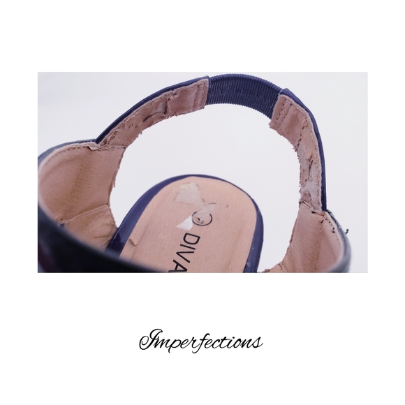 DIVA LOUNGE PURPLE/WHITE/BLACK HEELS - Picture 4 of 4